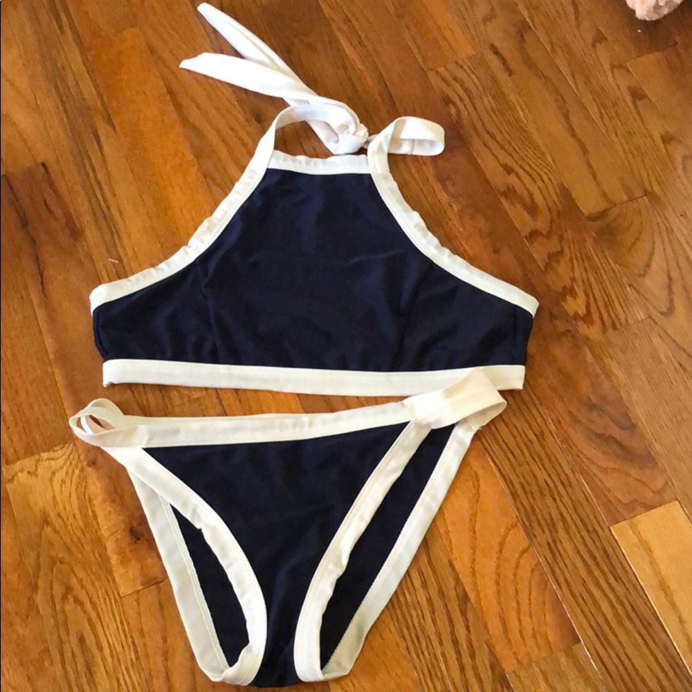 halter bikini set